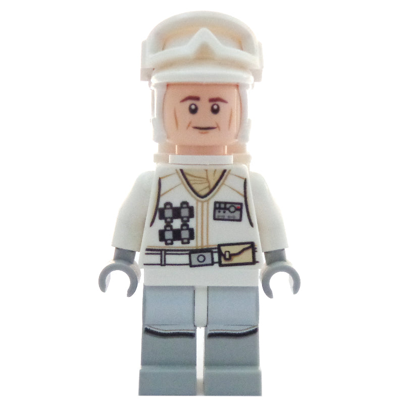 fig-004131 – Rebel Trooper in Hoth Uniform, White Hat, White Jacket, Cheek Lines