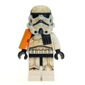 fig-004166 – Sandtrooper Squad Leader / Captain, Orange Pauldron, Neck Bracket, Dual Molded Helmet, Open Mouth