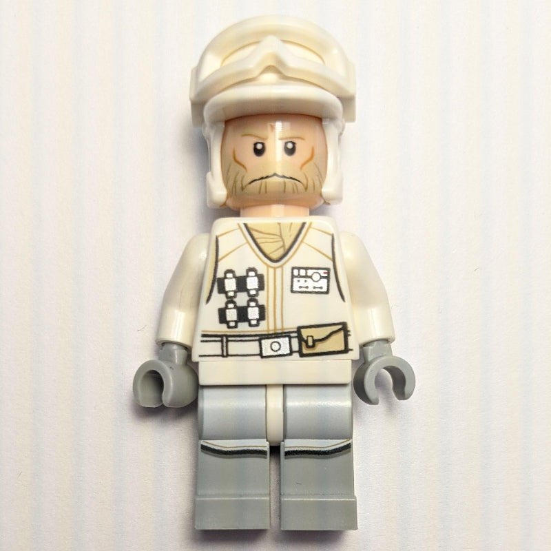 fig-004169 – Rebel Trooper in Hoth Uniform, White Hat, White Jacket, Tan Beard, No Backpack