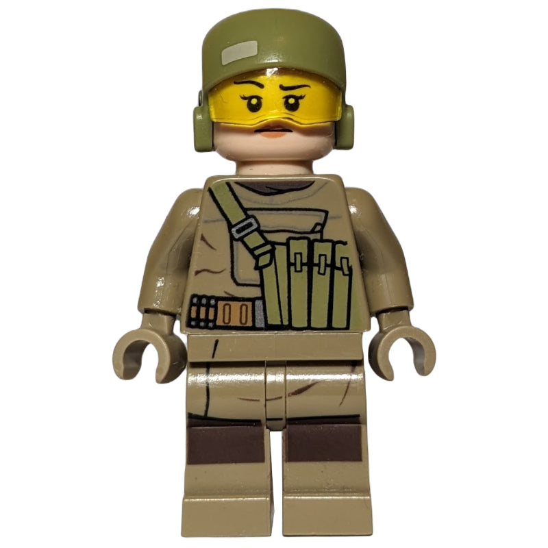 fig-004279 – Resistance Soldier, Female, Olive Green Helmet