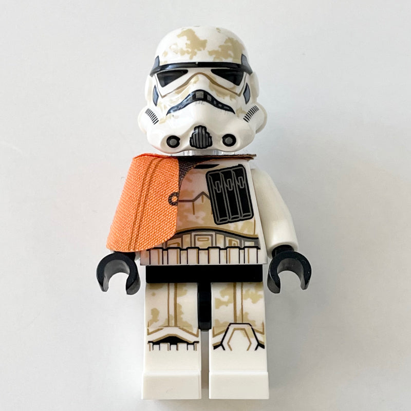 fig-004355 – Sandtrooper Squad Leader / Captain, Orange Pauldron, Neck Bracket