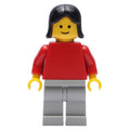 fig-004389 – Woman - Red Torso, Light Gray Legs