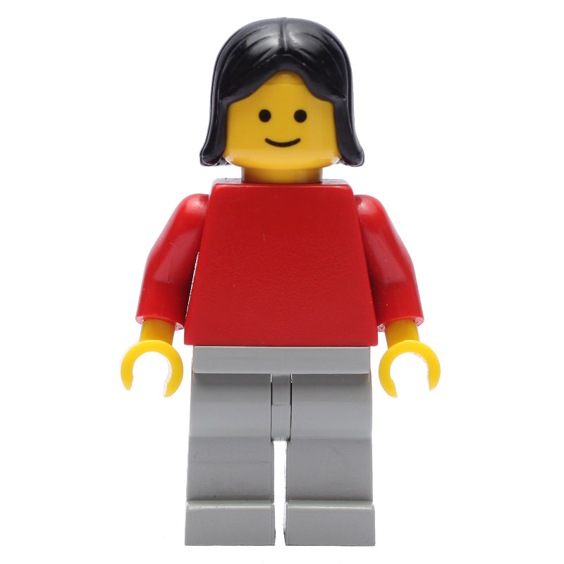 fig-004389 – Woman - Red Torso, Light Gray Legs