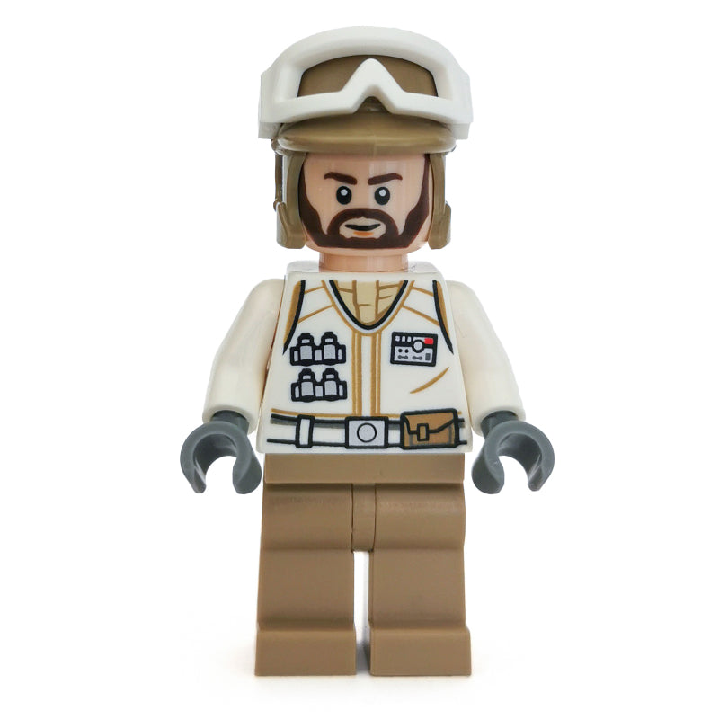 fig-004409 – Rebel Trooper in Hoth Uniform, Dark Tan Hat, Dark Brown Beard