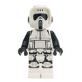 fig-004410 – Scout Trooper, Dual Molded White and Black Helmet, Open Mouth