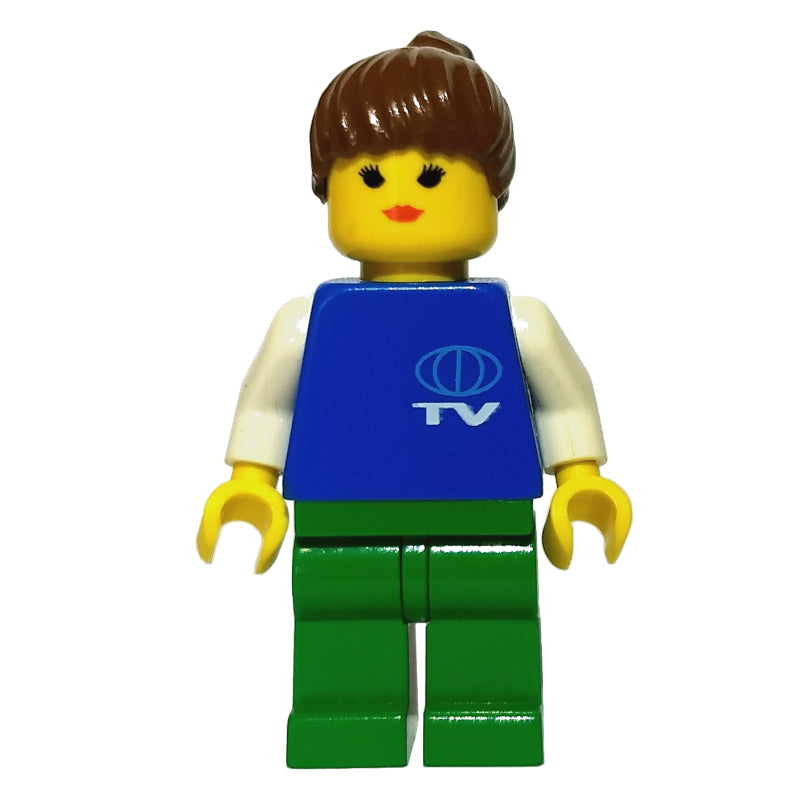fig-004459 – TV Worker - Blue Torso, Green Legs, Female