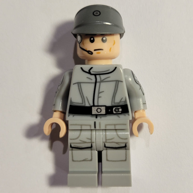 fig-004467 – Imperial Crew, Light Bluish Gray Uniform, Dark Bluish Gray Cap, Printed Arms