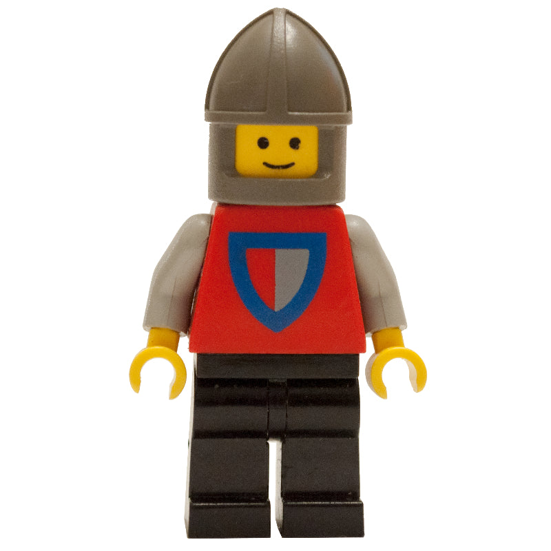 fig-004477 – Knight (Halved Shield) - Black Legs, Chin-Guard