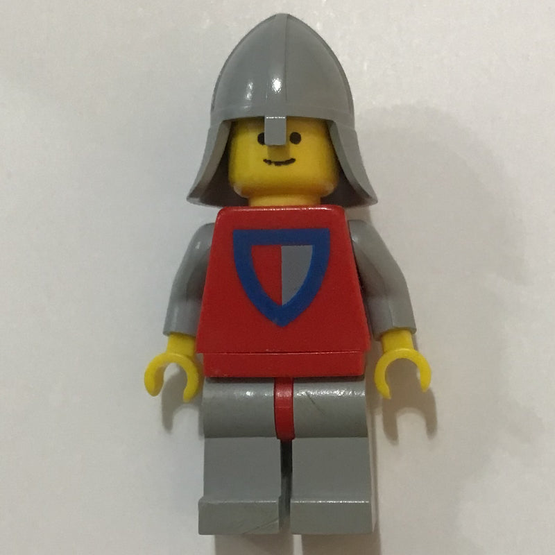fig-004486 – Knight (Halved Shield) - Light Gray Legs, Neck-Protector