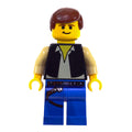 fig-004498 – Han Solo, Black Vest, Yellow Skin, Blue Legs (3626c Head)