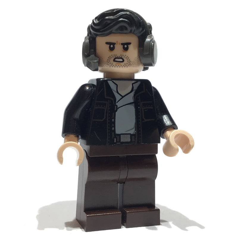 fig-004519 – Poe Dameron, Black Jacket, Hair with Headset