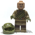 fig-004521 – Resistance Soldier, Olive Green Helmet, Dark Tan Hoodie with Ammo Pouch