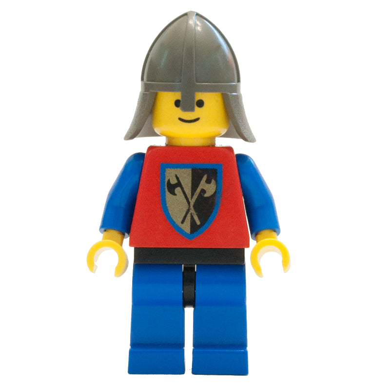 fig-004551 – Knight (Crusader Axe) - Blue Legs, Neck-Protector