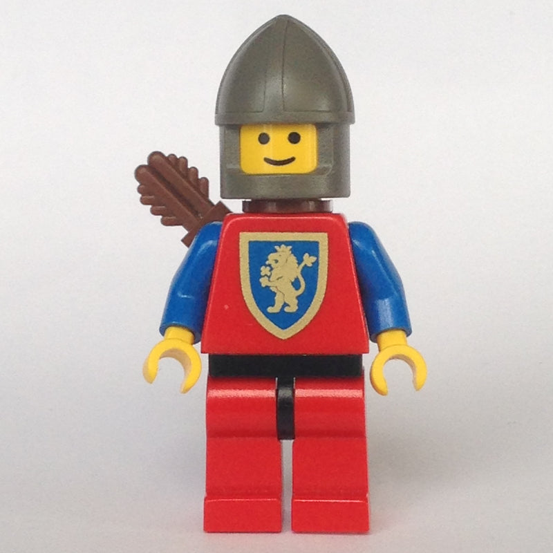fig-004566 – Archer (Crusader Lion) - Red Legs, Dark Gray Chin-Guard