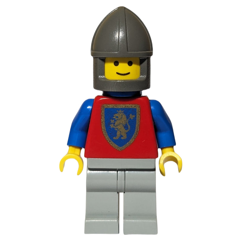 fig-004577 – Knight (Crusader Lion) - Light Gray Legs, Plastic Cape