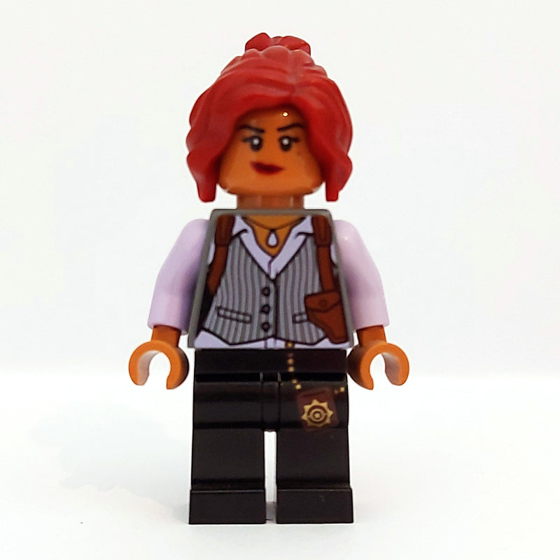 fig-004654 – Barbara Gordon in Pinstripe Vest and Holster