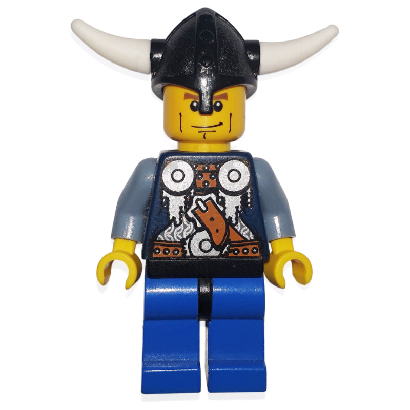 fig-004669 – Viking Warrior - Armour, Sand Blue Arms, Blue Legs