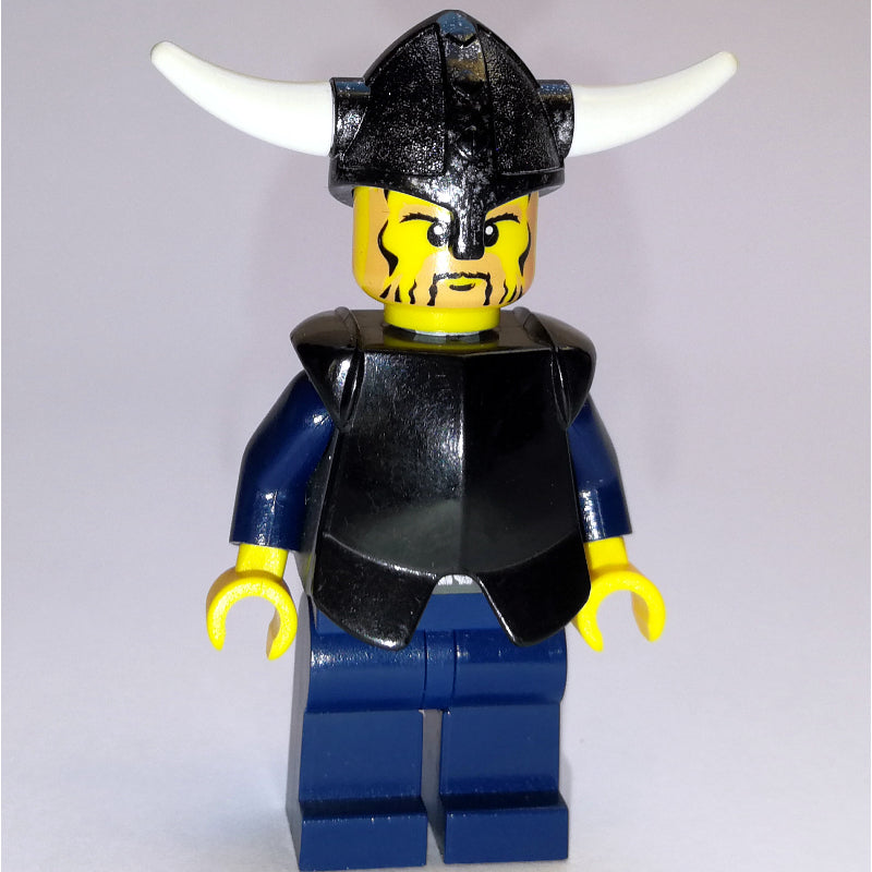 fig-004675 – Viking Warrior - Black Breast Plate, Dark BLue Legs