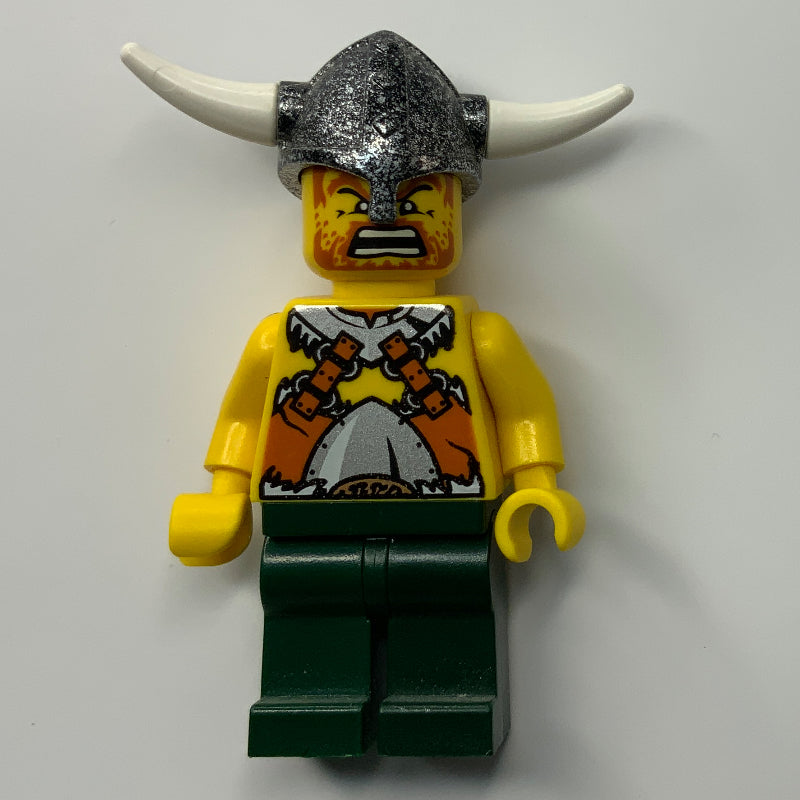 fig-004687 – Viking Warrior - Armour, Bare Arms, Dark Green Legs