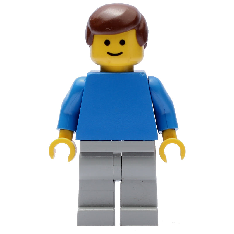 fig-004691 – Man - Blue Torso, Light Grey Legs