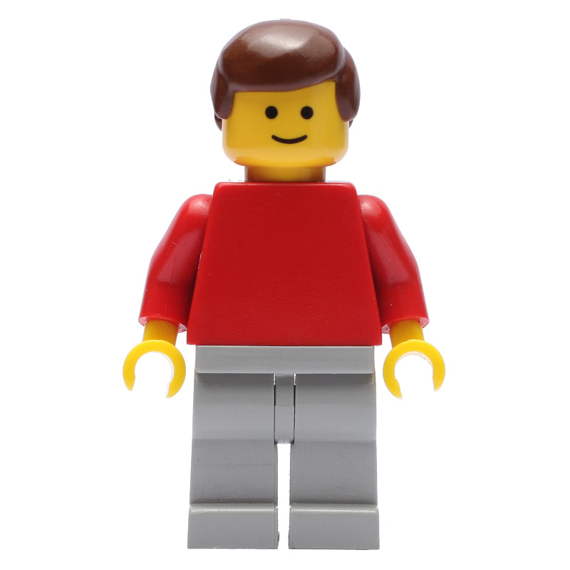 fig-004698 – Man - Red Torso, Light Grey Legs