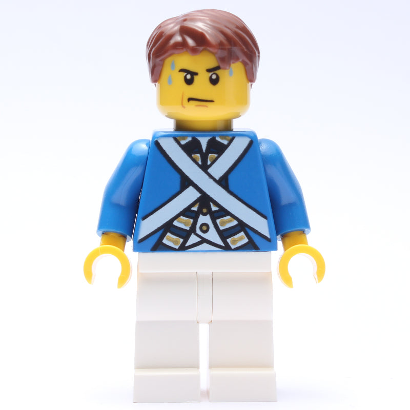 fig-004719 – Soldier (Bluecoat) - Reddish Brown Hair