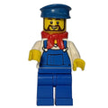 fig-004741 – Train Machinist - White Torso, Blue Overall, Blue Hat