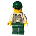 fig-004745 – Security Officer - Bullet-Proof Vest, Dark Green Legs, Cap