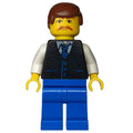 fig-004753 – Man, Black Jacket, White Arms. Blue Legs