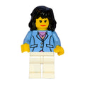 fig-004784 – Woman - Medium Blue Jacket, White Legs