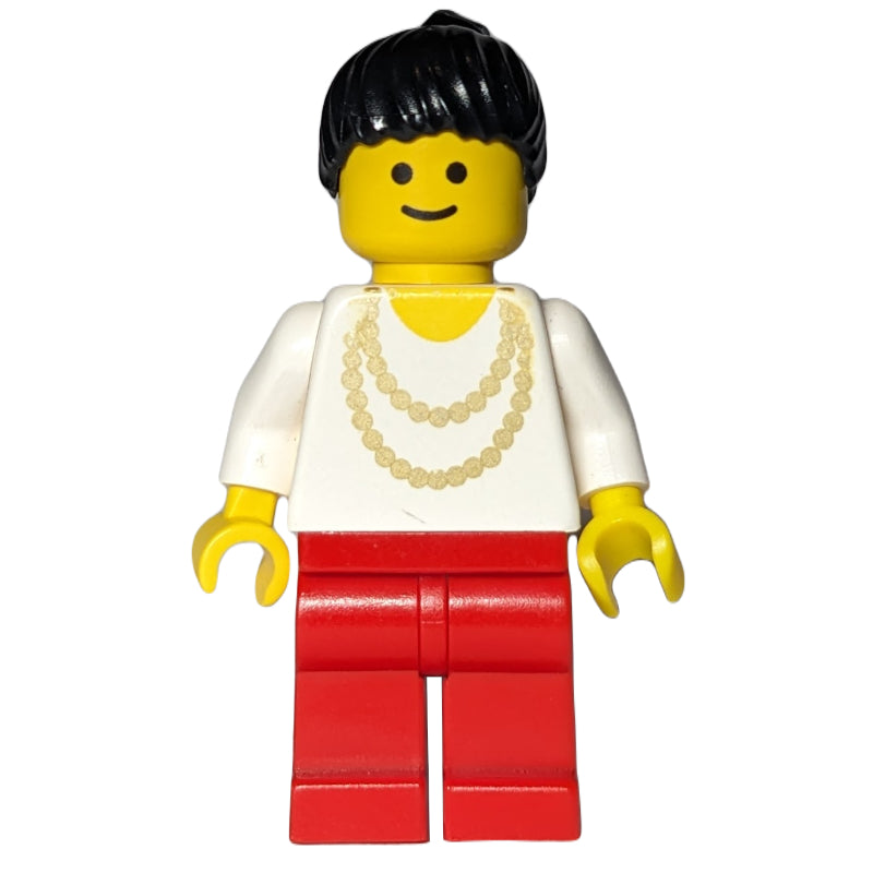 fig-004787 – Woman - White Torso, Yellow Necklace, Red Legs