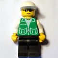fig-004797 – Man, Green Jacket, Black Legs, White Cap