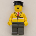fig-004798 – Conductor - Yellow Jacket, Dark gray Legs, Black Hat