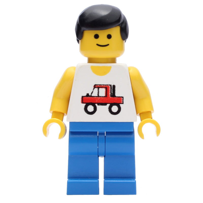 fig-004805 – Man - With Shirt wit Truck, Blue Legs