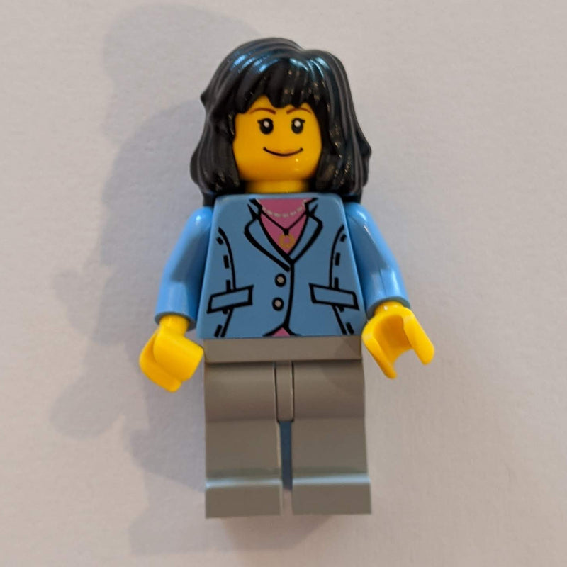 fig-004813 – Woman - Medium Blue Torso, Light Bluish Gray Legs