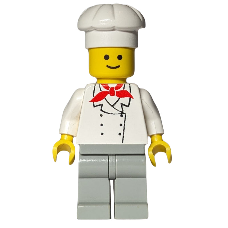 fig-004830 – Chef - White Torso, Light Gray Legs (3626a Head)