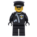 fig-004917 – Policeman with Jacket with Zipper and Sunglasses