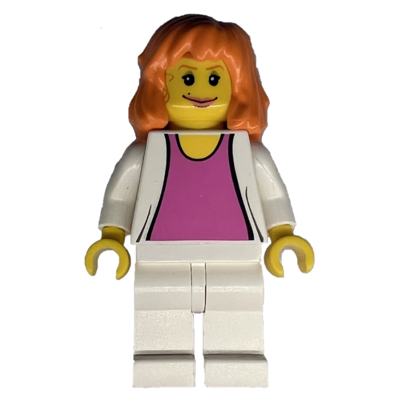 fig-004920 – Mary Jane with White Jacket and Pink Shirt