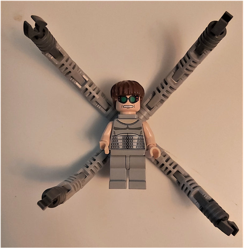 fig-004936 – Dr. Octopus / Doc Ock with Green Glasses and Light Nougat Arms