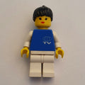fig-004962 – TV Worker - Blue Torso, White Legs, Female