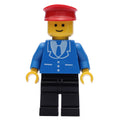fig-004970 – Man - Blue Jacket, Black Legs, Red Hat