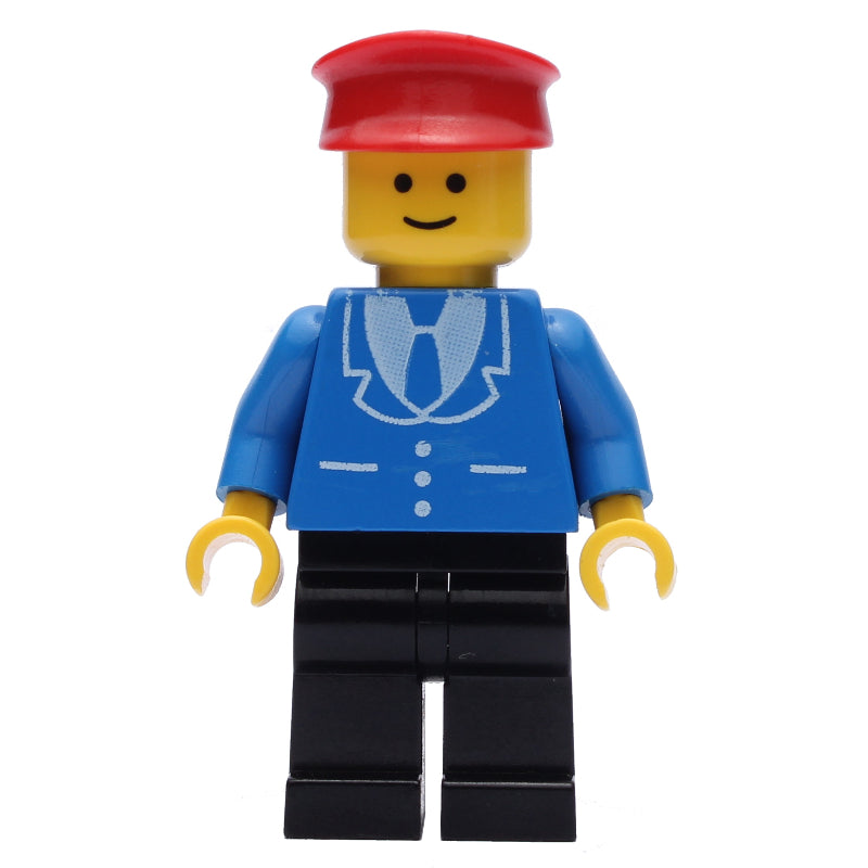 fig-004970 – Man - Blue Jacket, Black Legs, Red Hat
