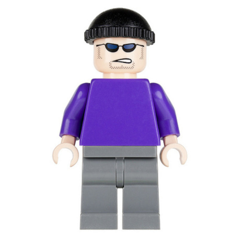fig-004979 – The Joker's Henchman with Plain Dark Purple Torso