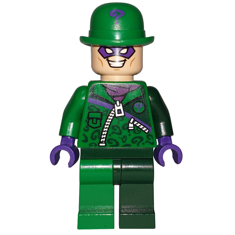 fig-005012 – The Riddler in Green and Dark Green Outfit with Zipper