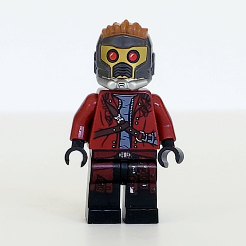 fig-005035 – Star-Lord in Dark Red Outfit with Open Jacket and Mask