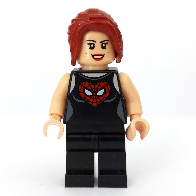 fig-005045 – Mary Jane with Heart Spider-man Logo on Shirt