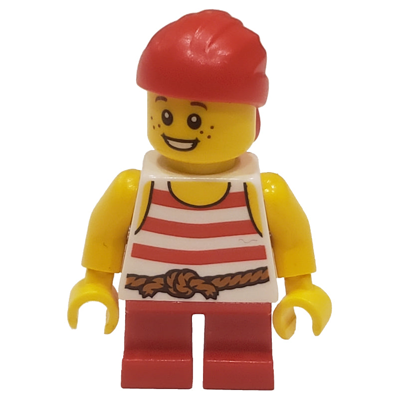 fig-005078 – Pirate - Short Red Legs, Red Bandana