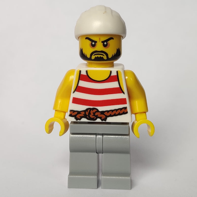 fig-005084 – Pirate - Light Bluish Gray Legs, White Bandana