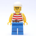 fig-005086 – Pirate - Red Stripes, Blue Legs, White Bandana
