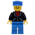 fig-005106 – Man - Black Jacket, Blue Legs, Blue Hat